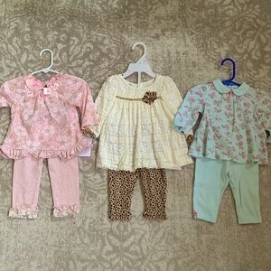 Toddler Girls 3 Sets 6-9 mos Clothes